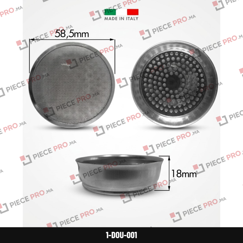 DOUCHETTE WEGA FAEMA SEMI AUT CALFEUTRÉ INOX ITALY